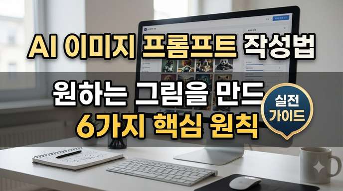 AI 이미지 프롬프트 작성법 6가지 핵심 원칙 가이드