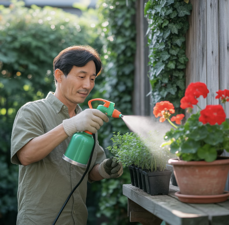 4. 압축 분무기 (가장 안전하고 간편한 가정용)