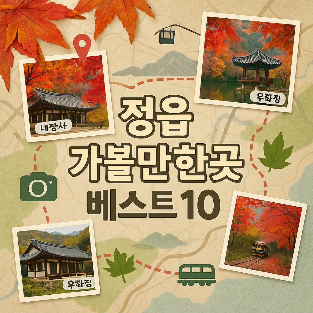 정읍 가볼만한 곳 베스트 10