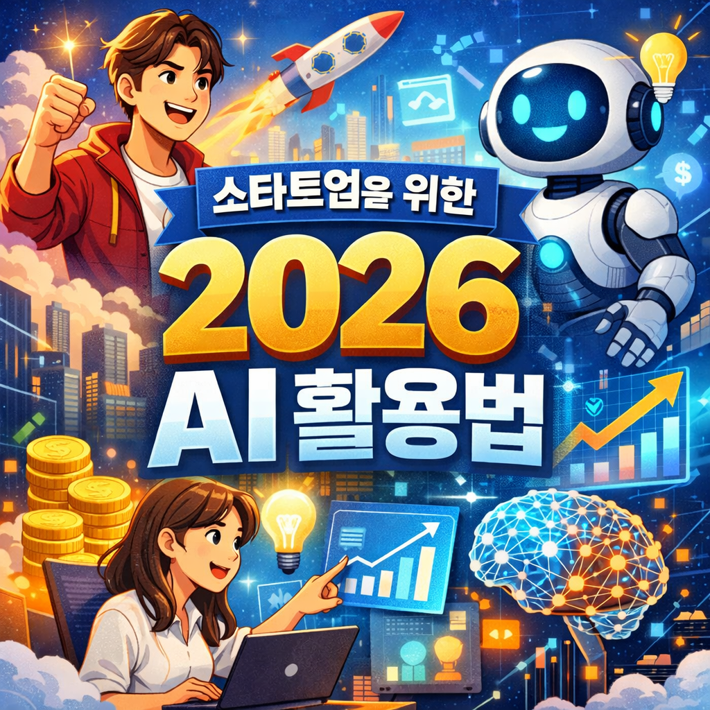 스타트업을 위한 2026 AI 활용법 이미지
