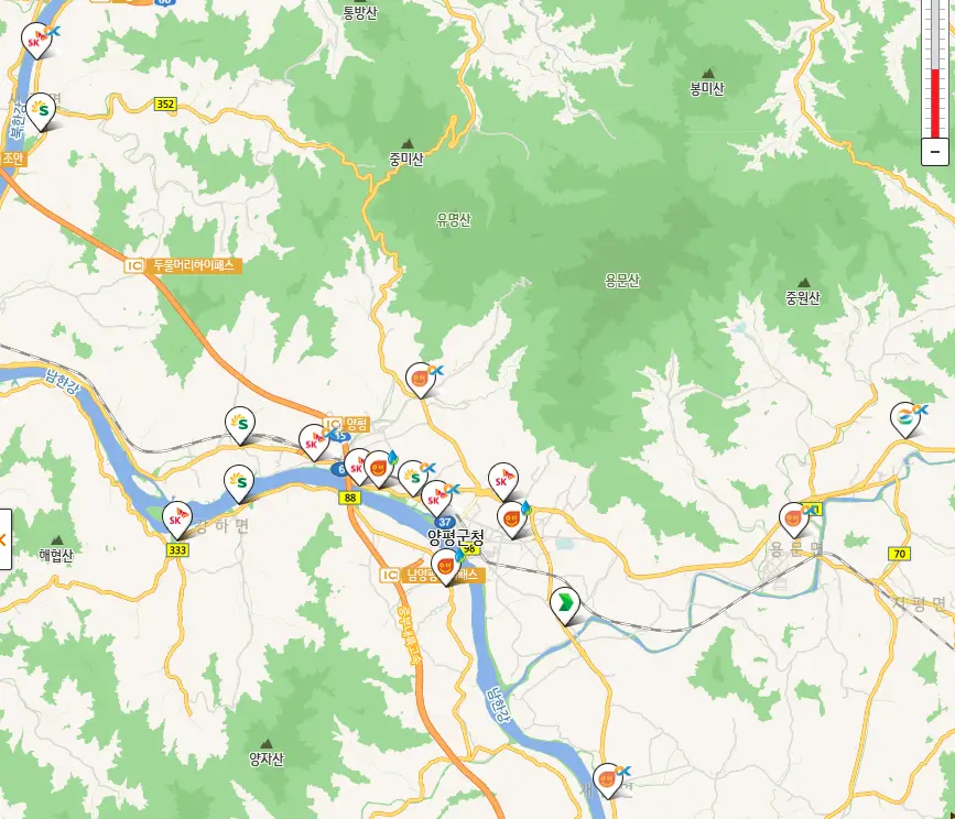 양평군 세차장 위치