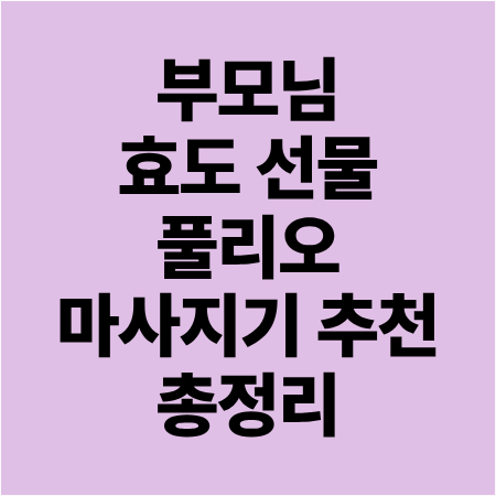 풀리오 마사지기