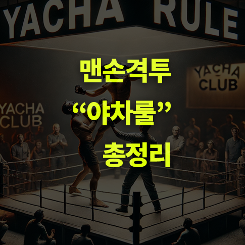 야차룰이란? 뜻과 규칙, 맨손격투룰, 야차클럽.