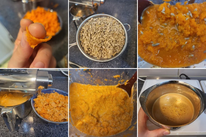 엔젤녹즙기로-당근-해바라기씨앗즙-만들기