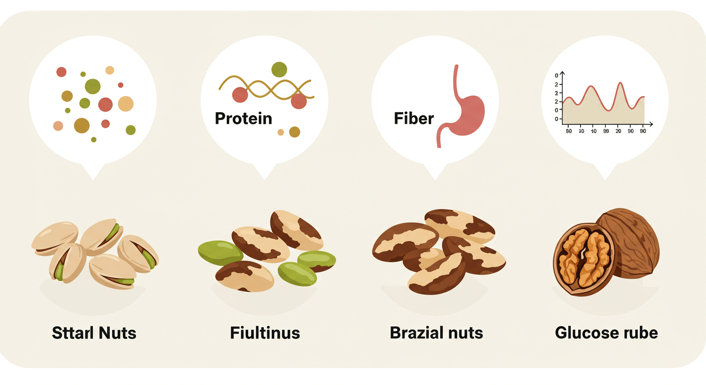 포만감을 높이는 단백질 함유 견과류
