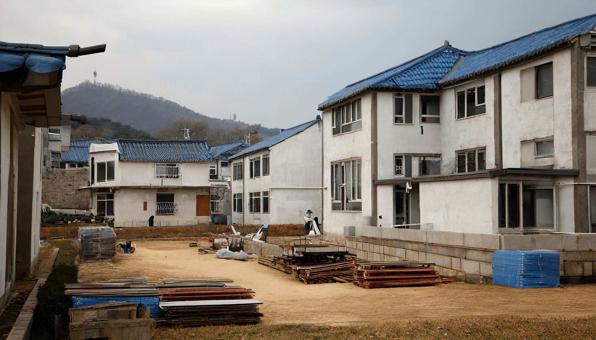 주거급여 신청 자격 공사하는 집들