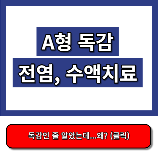 A형 독감 전염, 한번 걸리면, 수액 치료 알아보기