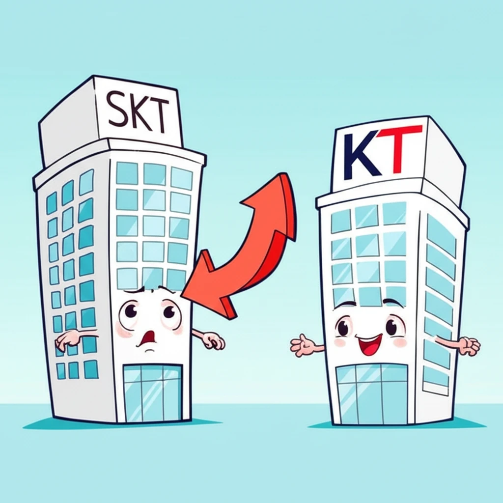 KTis 주가 미쳤다 SKT 유심 사