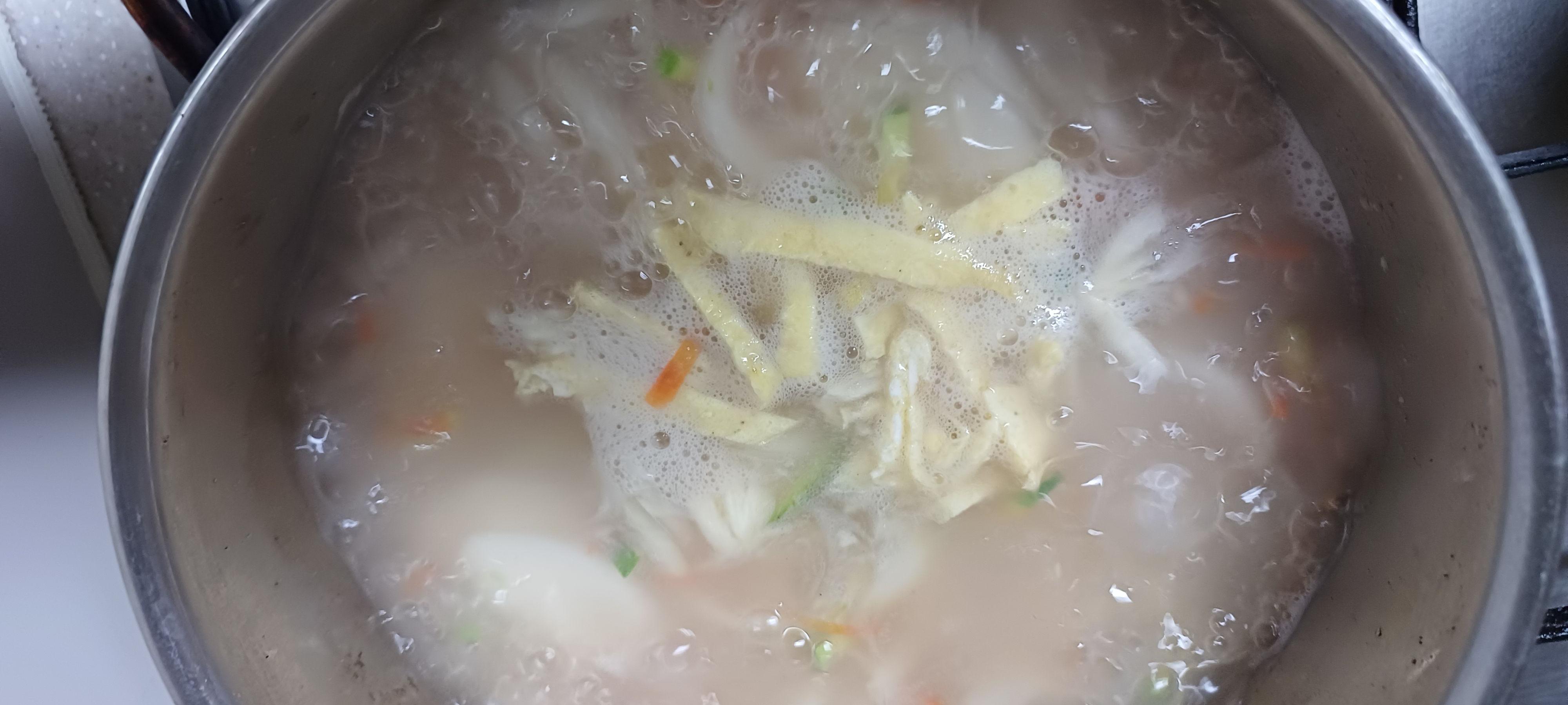 계란지단 넣기