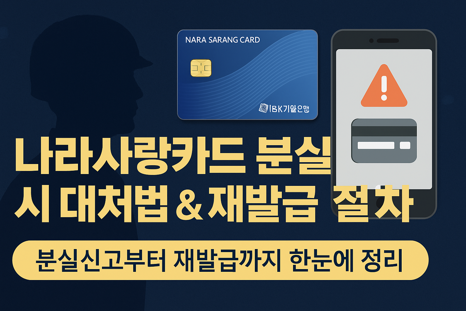 나라사랑카드 분실시 대처법 &amp; 재발급 절차 ( 분실신고부터 재발급까지 한눈에 정리)