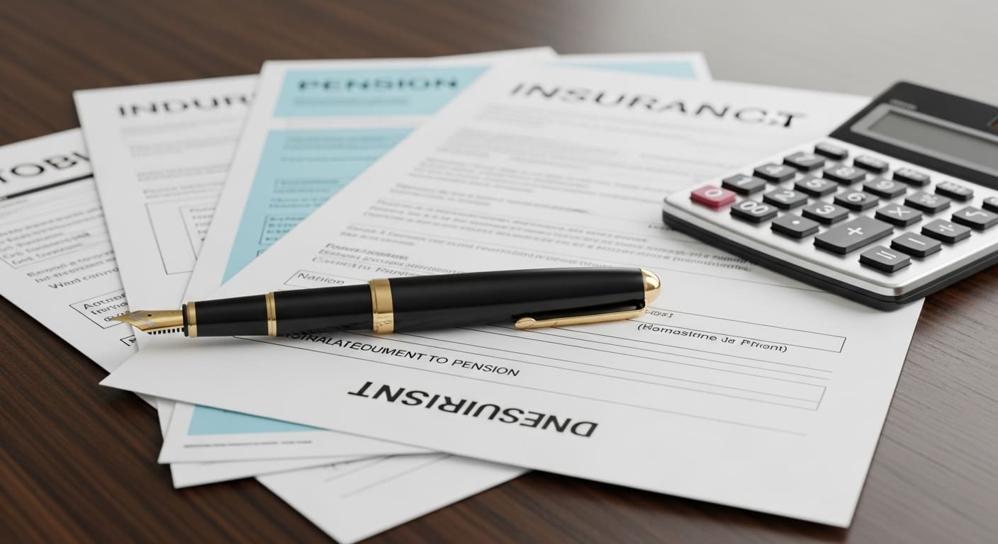 상속 관련 법률 서류와 가족의 상담 장면