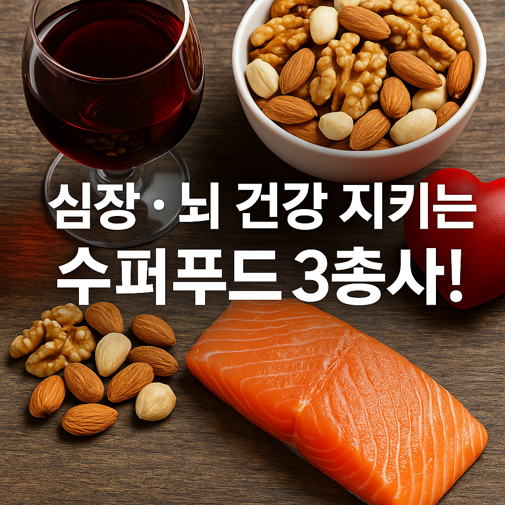 2025슈퍼푸드 적포도주, 견과류, 연어