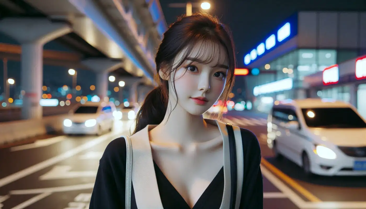 치앙마이-한달살기-식비를-알아보고-여행하는-여성의-모습