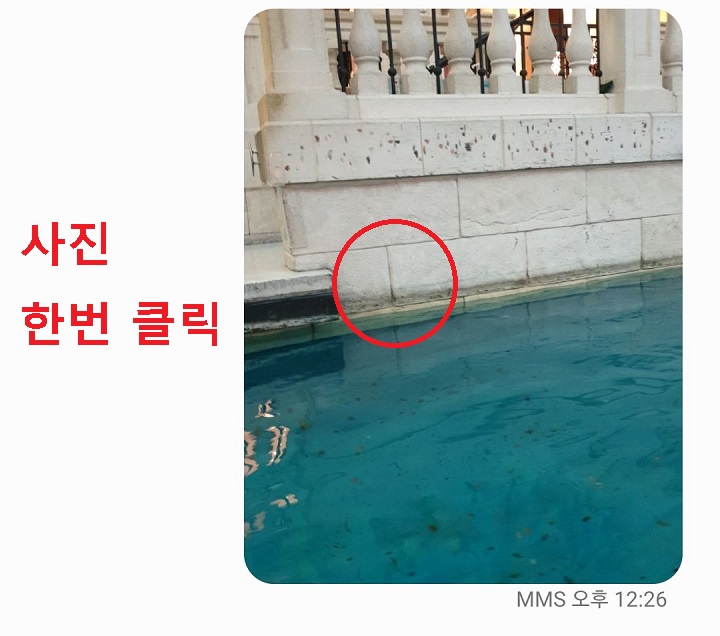 사진을 한번 클릭한다.