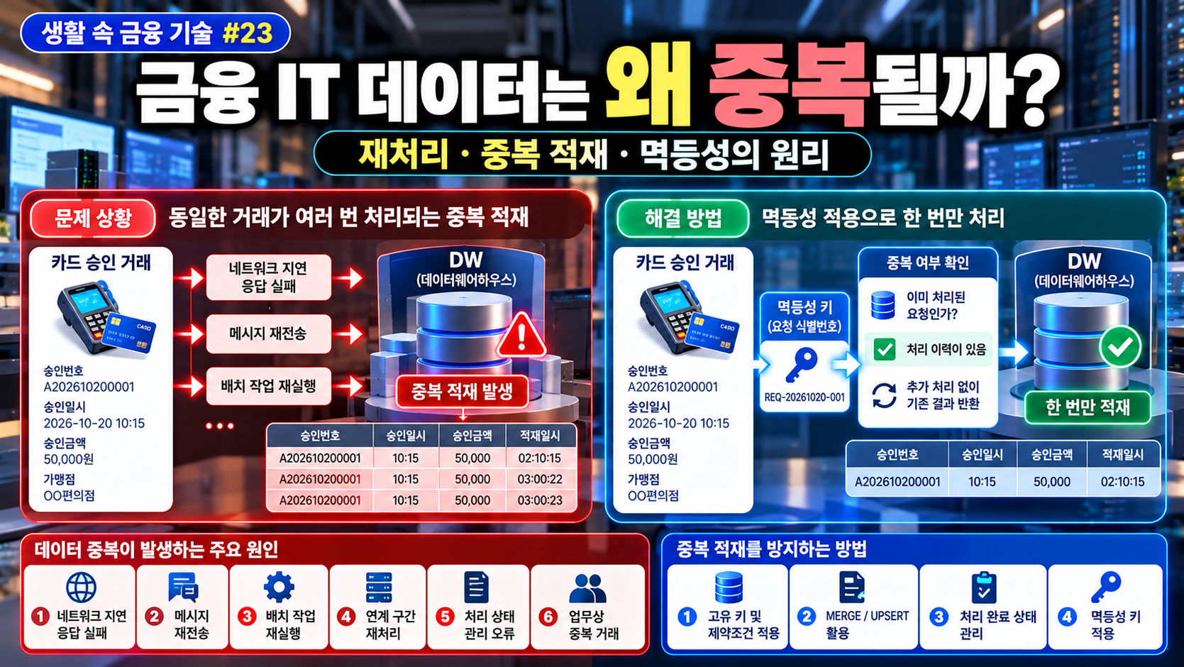 데이터 중복
