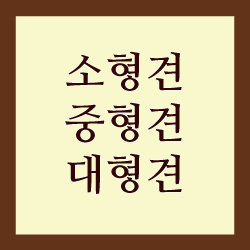 소형견 중형견 대형견 썸네일