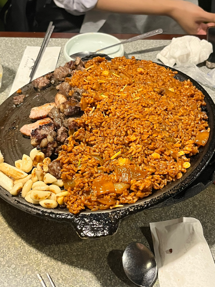 몽탄 볶음밥의 모습