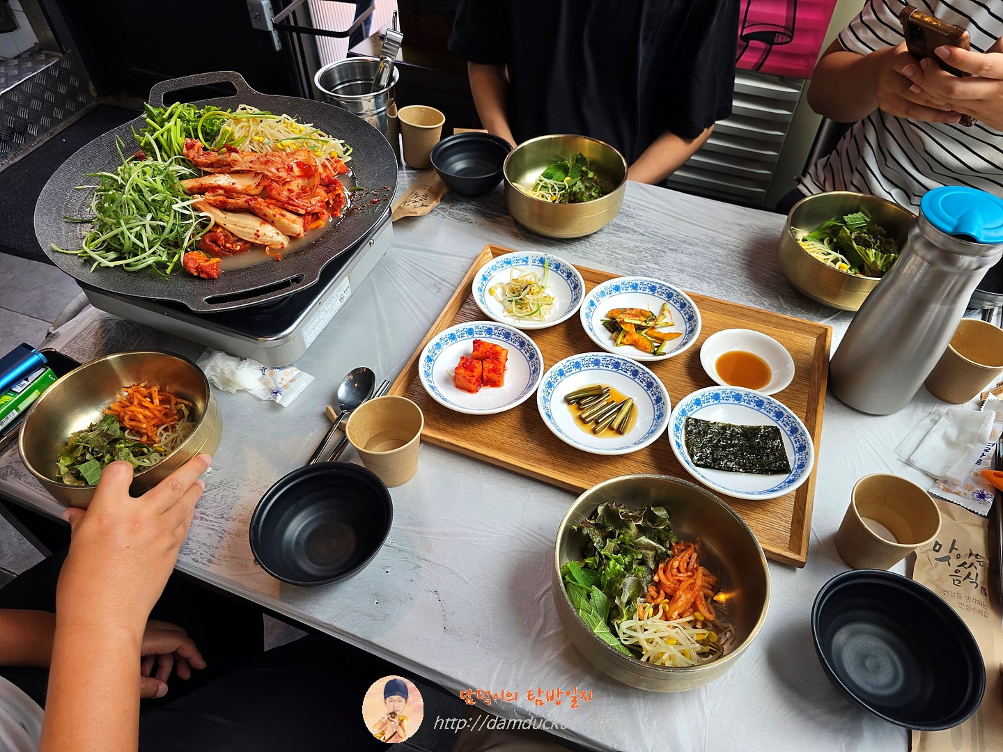 두루치기 정식(된장찌개 + 야채비빔밥)