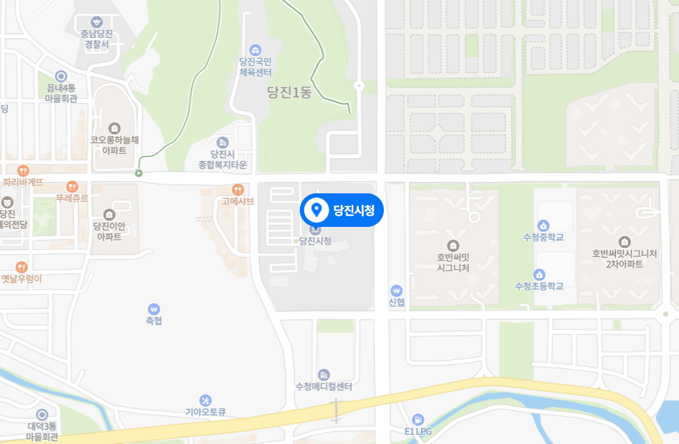 충남 당진시 차량등록사무소 위치 및 전화번호