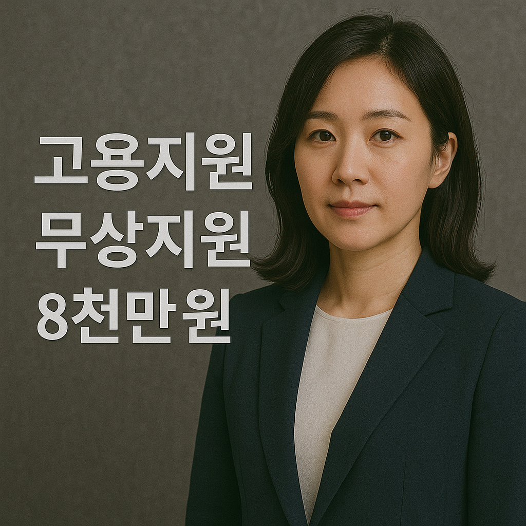 고용지원금무상지원 8천만 원