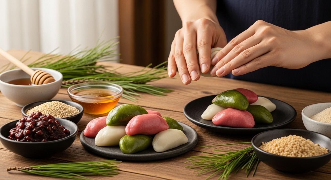 명절하면 떠오르는 송편만들기