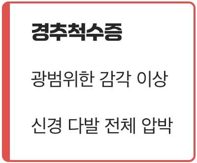 통증과는 다른 이상한 감각