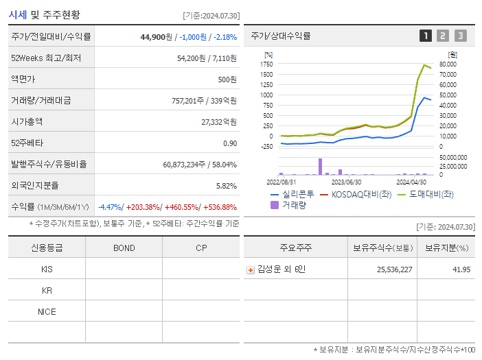 실리콘투_기업개요