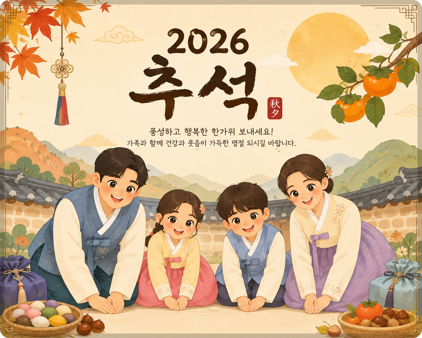 추석 인사말 이미지 모음 이미지