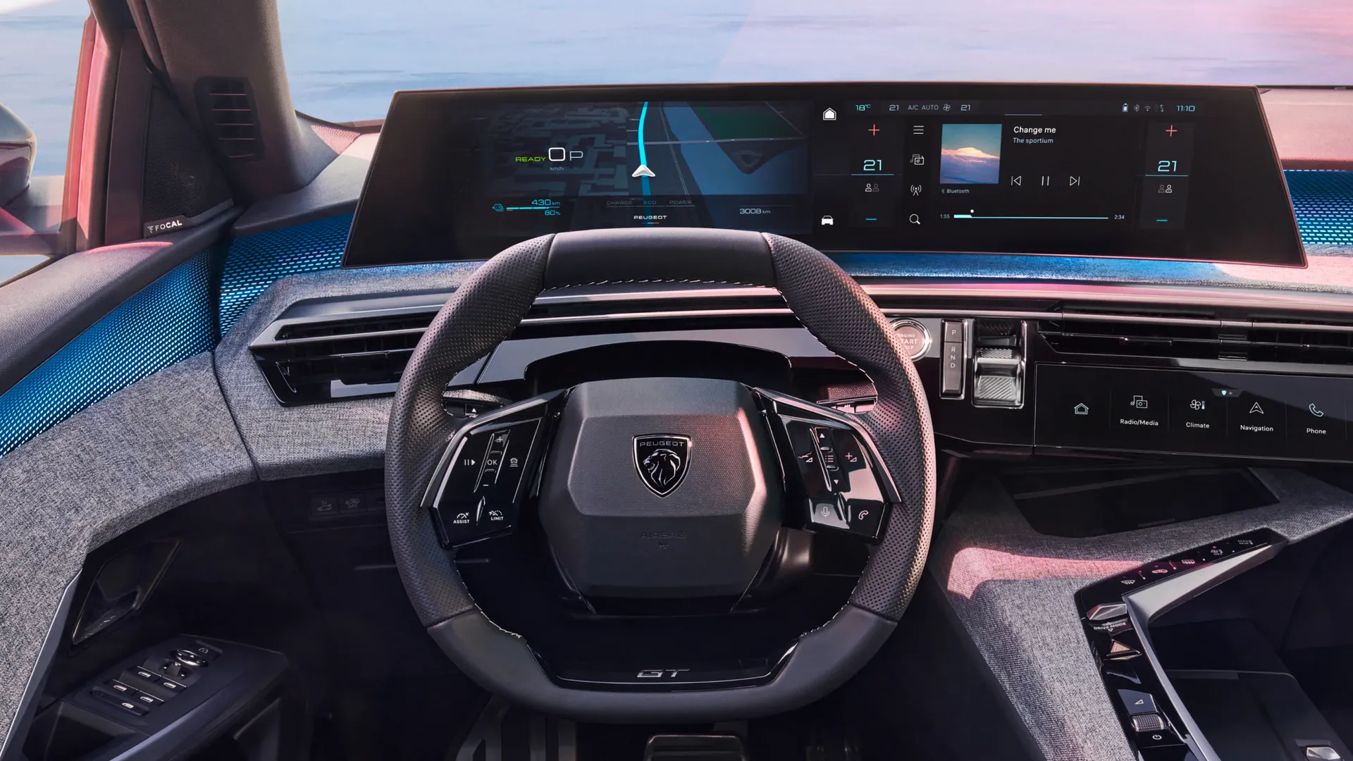 푸조 3008 전기차 이미지