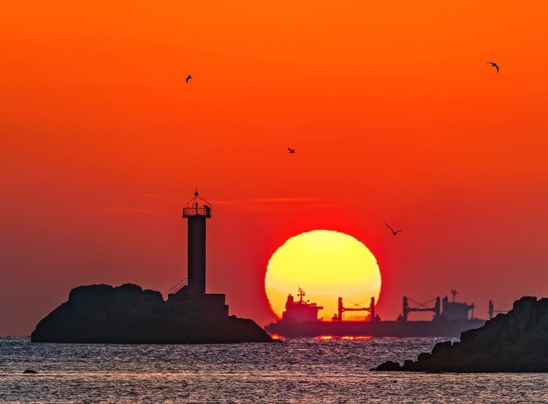 다대포해수욕장 일출