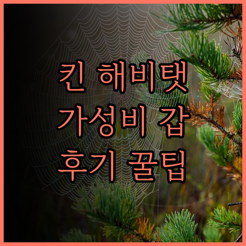 킨 해비탯 후기.. 깔끔한 객실, 편