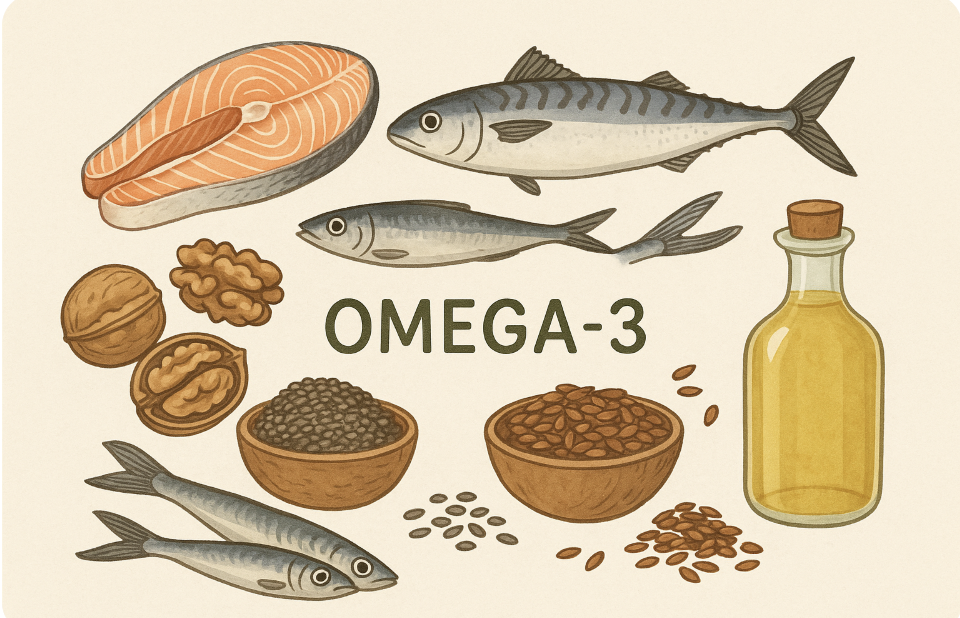 오메가3 음식 종류 이미지