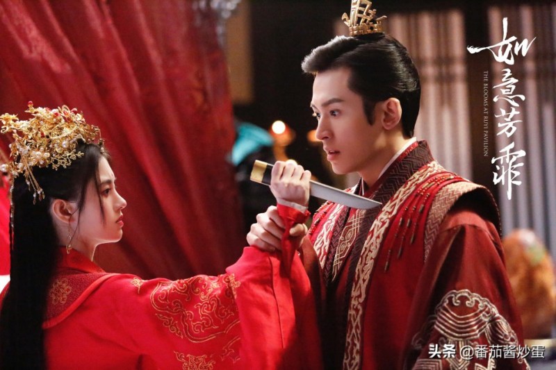 여의방비 부용이 서진을 오해하여 죽이려는 장면