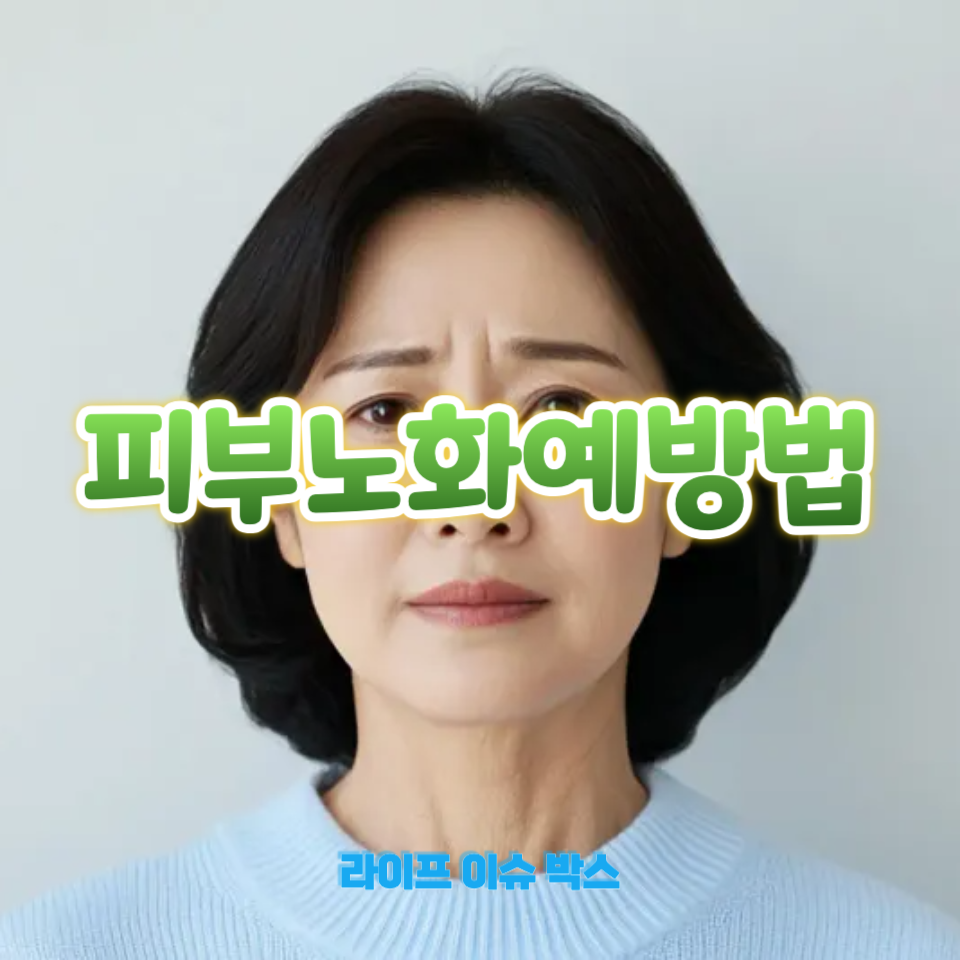 피부노화예방법