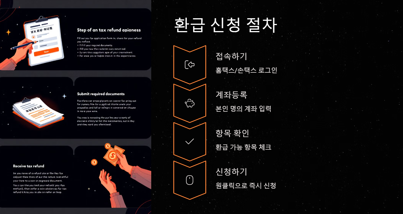 국세청 원클릭 환급서비스 종합소득세 총정리