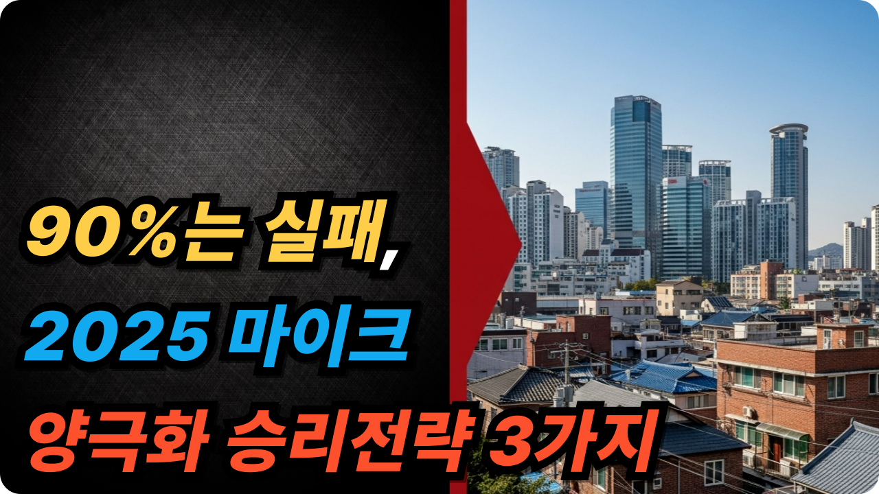 2025 부동산 '마이크로 양극화' 현상