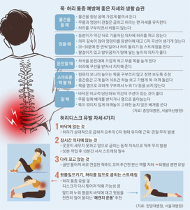 허리가 아플때