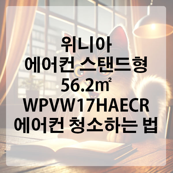 위니아 에어컨 스탠드형 56.2m² WPVW17HAECR 에어컨 청소하는 법