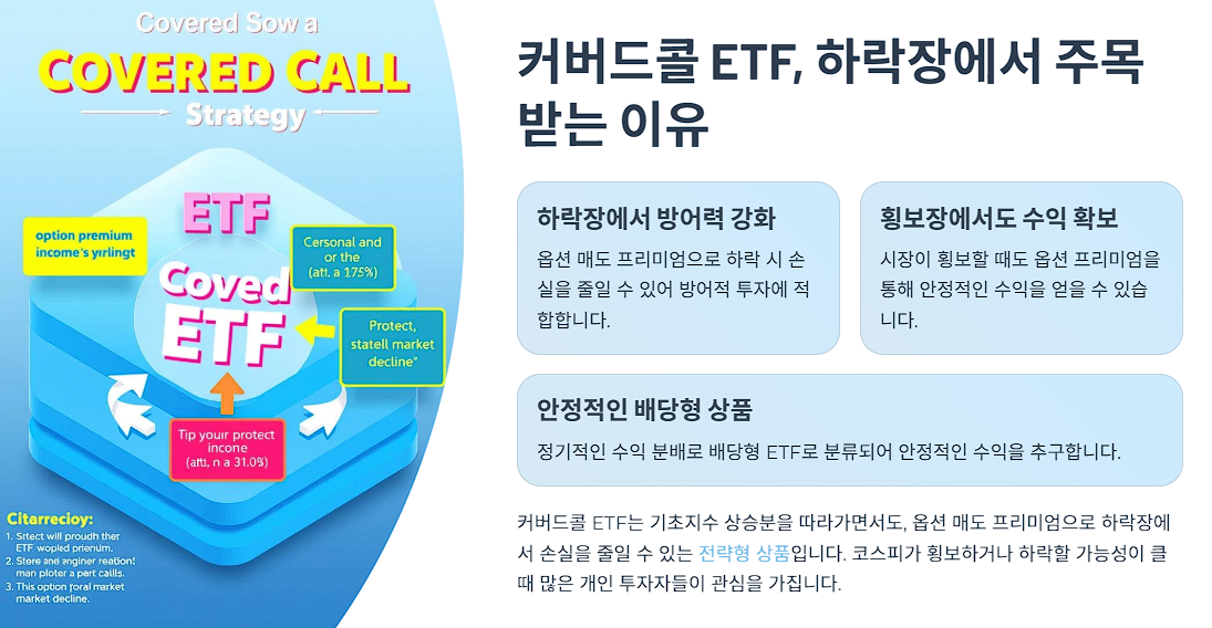 커버드콜 ETF, 하락장에서 주목받는 이유