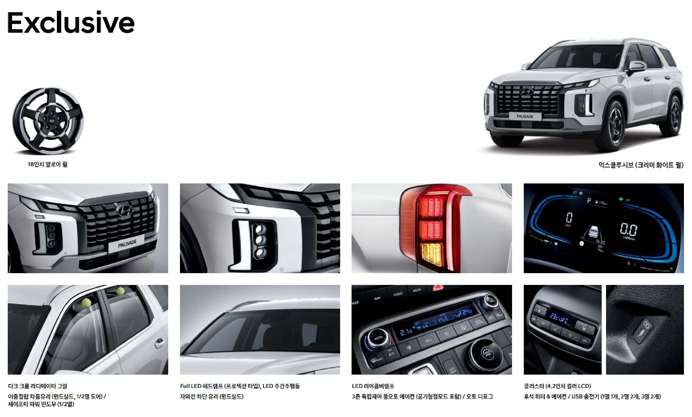 2024 현대 NEW 팰리세이드 세부 변경내용 총정리
