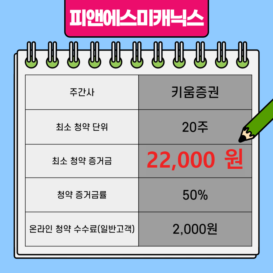 피앤에스미캐닉스 공모주 주간사 및 청약 단위
