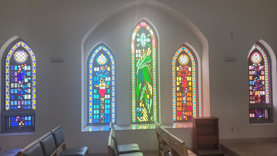 도림동성당에는 순교기념관 겸 작은 성당이 있습니다.