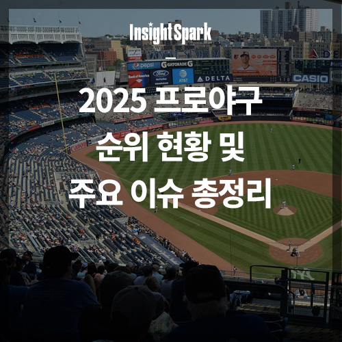 2025 프로야구 순위 현황 및 주요 이슈 총정리 썸네일