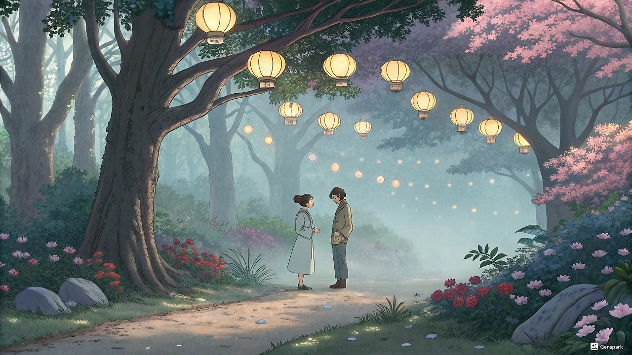 꿈속에서 옛애인을 만나는 이미지