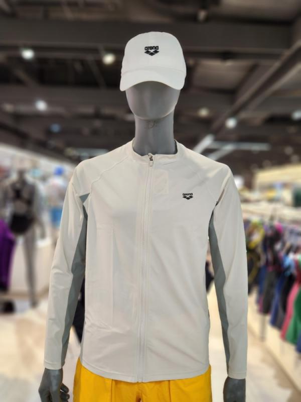 아레나 남성 레저 집업 레시가드 A3FM1PR02GRY-IDG