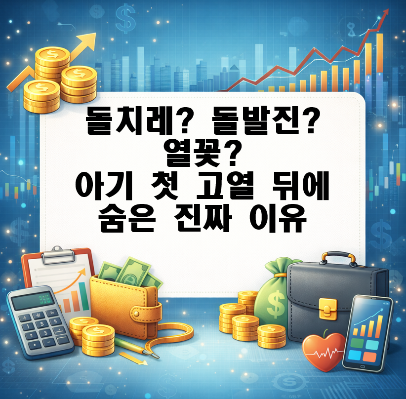 돌치레? 돌발진? 열꽃? 아기 첫 고열 뒤에 숨은 진짜 이유