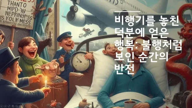 비행기를 놓친 덕분에 얻은 행복- 불행처럼 보인 순간의 반전