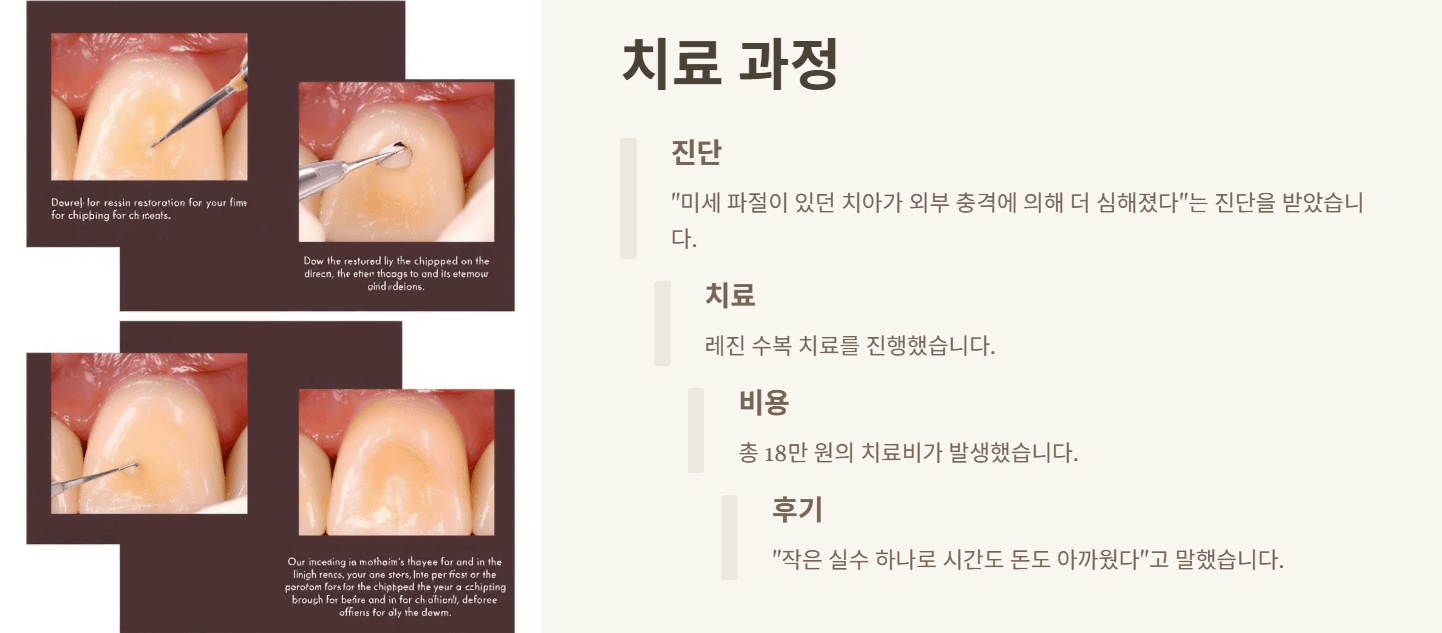 스마트폰 사용 치아 손상 파절