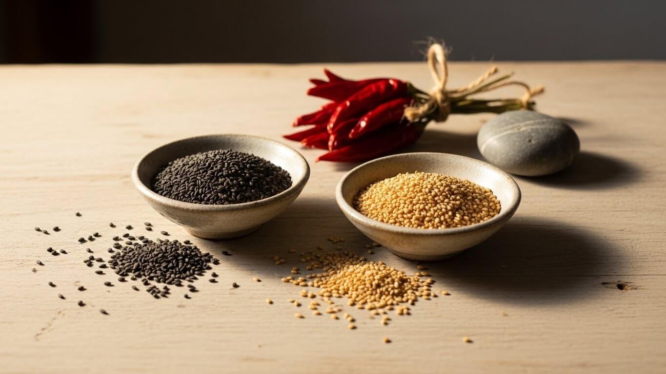 폐건강 챙기는 부모님 식단 (들깨, 참깨)