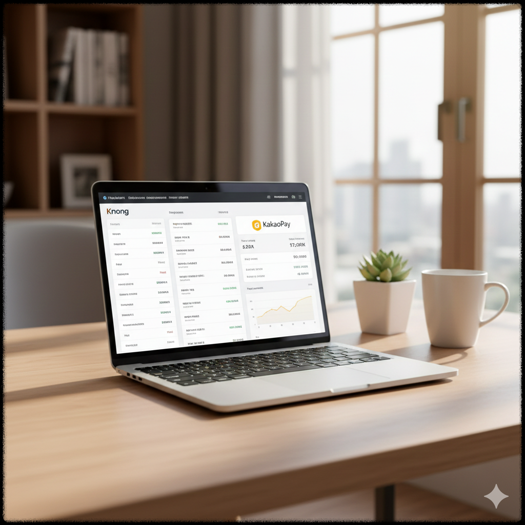 AI 썸네일 제작 대행 부업의 정산과 수익을 확인하는 모습